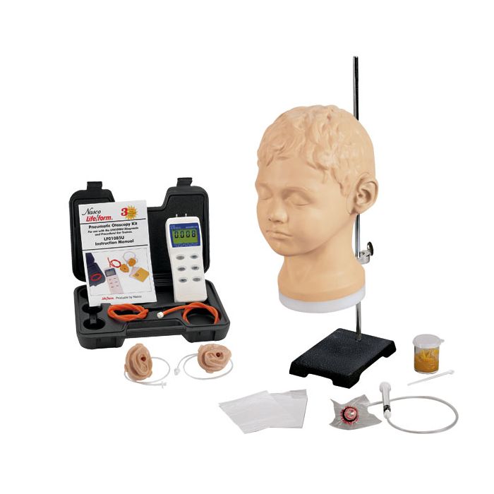 Diagnostic & Procedural Ear Trainer w/Pneumatic Otoscopy Kit