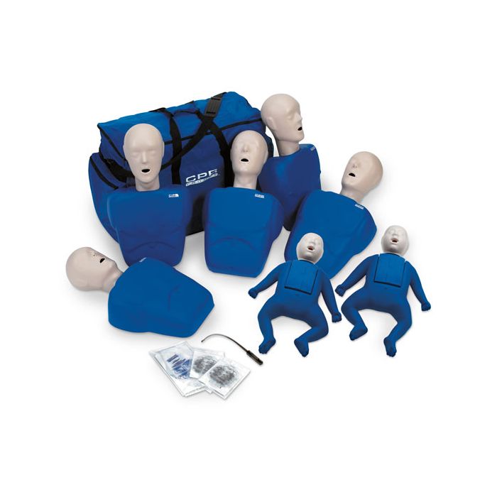 TPAK700 CPR Prompt® Blue (5) Adult/Child & (2) Infant Manikins