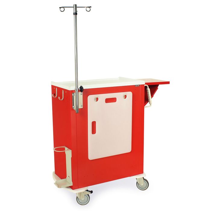 Emergency Standard Package for MDS30xx/MPA30xx, includes: 1 each MD-IV2 - IV Pole, 1 each MD-DRPSHLF - Side Mounted M-Series Drop Shelf, 1 each UHOOKS2 -Utility Hooks, set of 2, 1 each MD-CARDBRD - Cardiac Board, 1 each O2HLDR - Oxygen Tank Holder, 2
