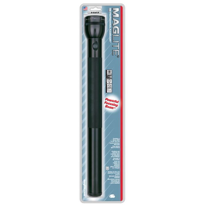 6 Cell D Size Maglite Black