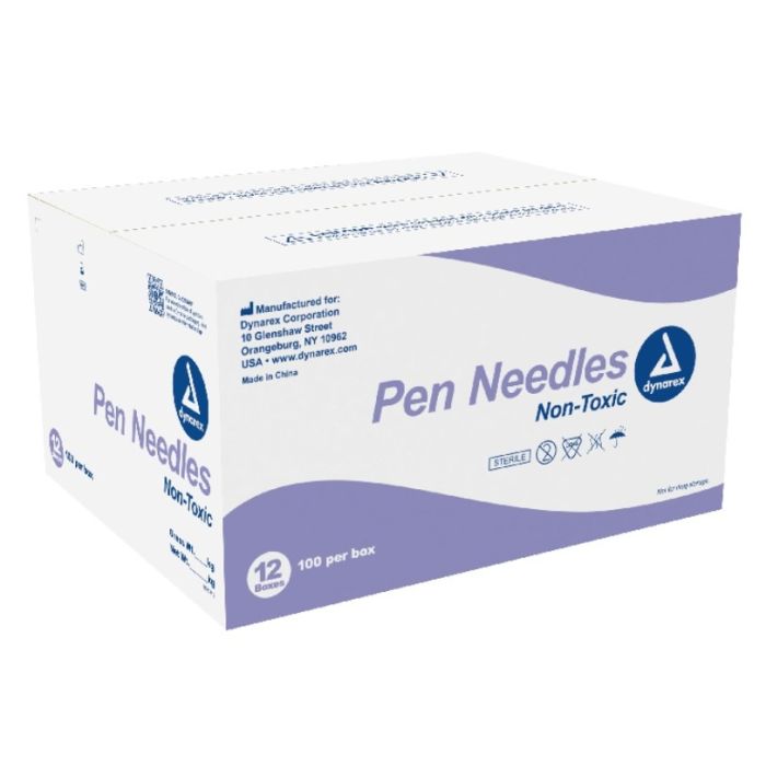 Pen Needles, 31G, 5 mm, 12/100/cs