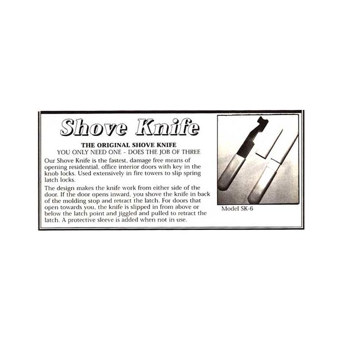 SHOVE KNIFE