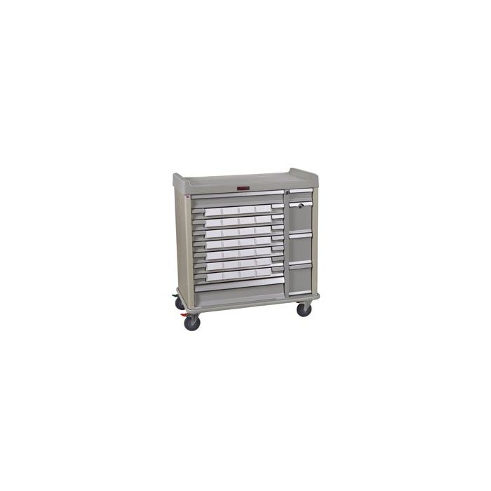 Standard Line Med-Bin Cart with 28 – 5″ Bins Standard Package 