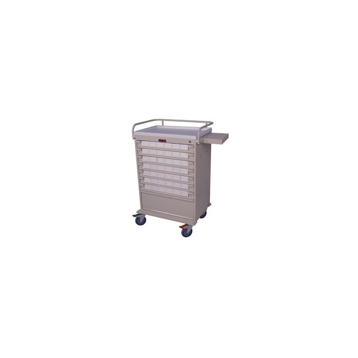 Value Line Med Bin Cart with 42 – 3.5 inch Bins, Key Locking 