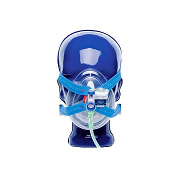 Flow-Safe CPAP System with large adult soft cushion mask, manometer, pressure relief valve, head harness, oxygen tubing (7’), 5 per Case