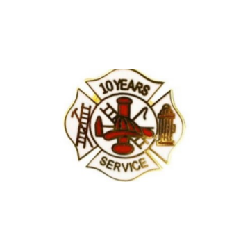 10 Year Fire Pin