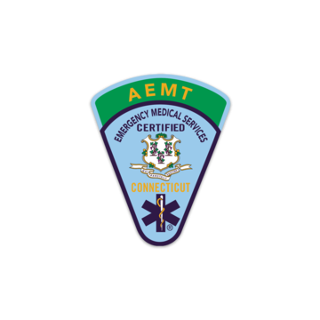 Connecticut Full Color 4" AEMT Patch Sticker