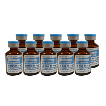 Diltiazem HCL Injection 5mL, 5mg/mL 10/ Box