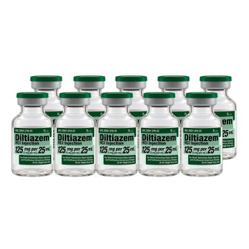 Diltiazem HCL 125 MG / 25ML  Single Dose Vial  10 per Box