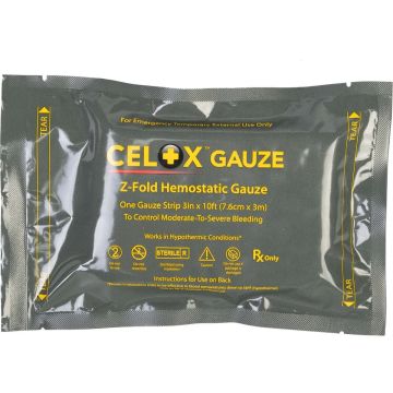 10ft. CELOX Z-Fold Hemostatic Gauze