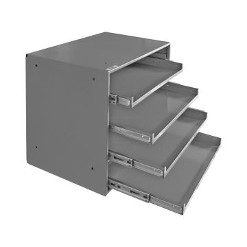Large Triple Track Bearing Rack, 4 Compartments