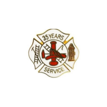 35 Year Fire Pin