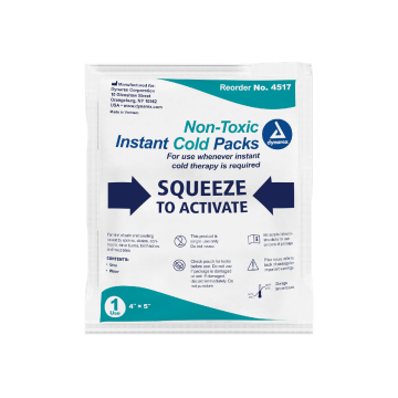 Instant Cold Pack with Urea (Non-Toxic) 4 x 5 24/Cs