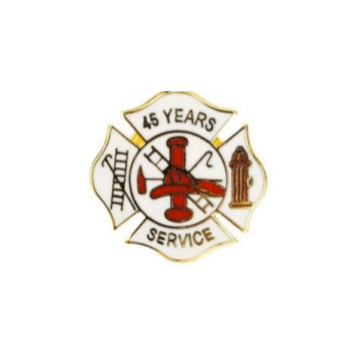 45 Year Fire Pin