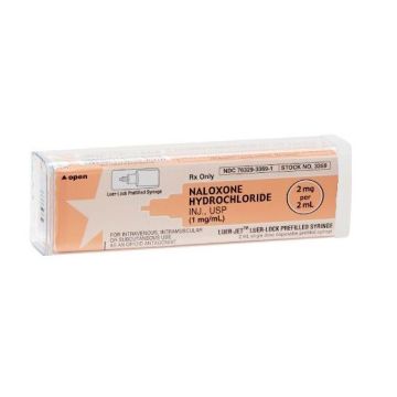 Naloxone 2 mg (1mg/ml 2ML) Prefilled Syringe Each