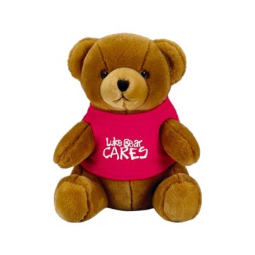 Custom Teddy Bear with Maltese Cross and Red Shirt 24/ Case