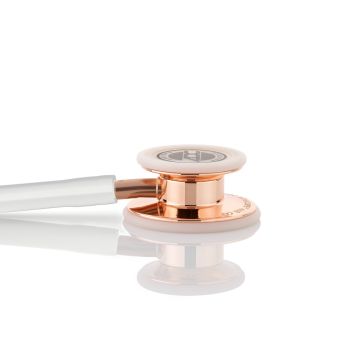 Chestpiece-608 Adult, Rose Gold/White