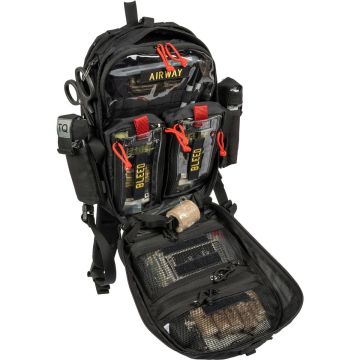 MINI MEDIC KIT WITH COMBAT GAUZE - BLACK