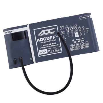 ADCUFF & Bladder, 1 Tube w/8974M, Adult, Navy, LF