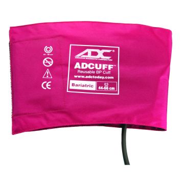 ADCUFF & Bladder, 1 Tube w/8974M, Bariatric,Burgundy,LF