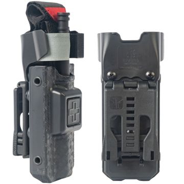 BLACK GEN 7 C-A-T® TQ WITH RIGID CASE AND SHIRT SHIELD - BLACK BASKET WEAVE