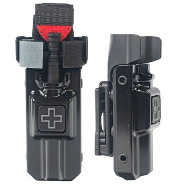 BLACK GEN 7 C-A-T® TQ WITH RIGID CASE AND SHIRT SHIELD - POLISHED BLACK