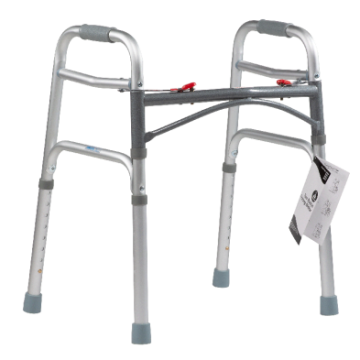 Junior Two Button Folding Walker, 25" - 32", 1pc/bag,4bags/cs