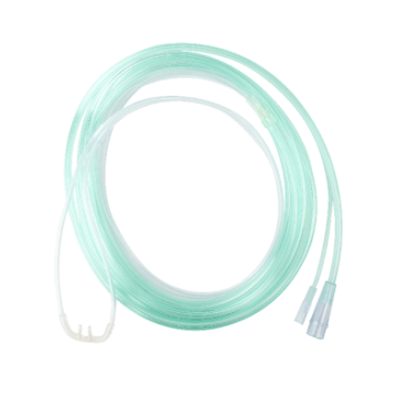 EtCO2 Nasal Sampling Cannula w/ 7' (2.1 m) Tubing w/ Female, Infant/Standard 02 Tubing Conn, 25/cs