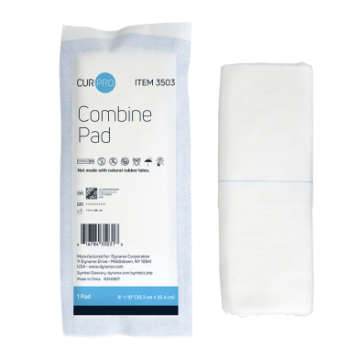 Combine Pads 1/pouch - Sterile 8" x 10"