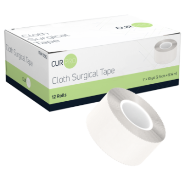 Cloth Surgical Hypoallergenic Tape 1" x 10 yds