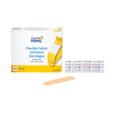 Adhesive Fabric Bandages  Sterile 3/4" x 3"