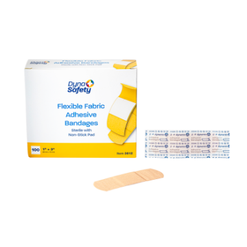 Adhesive Fabric Bandages  Sterile 1" x 3"
