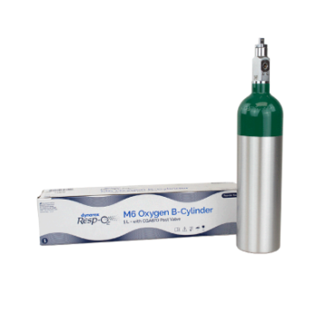 M6 - Oxygen B-Cylinder w/ CGA870 Post Valve, 1 L, 1pc/cs
