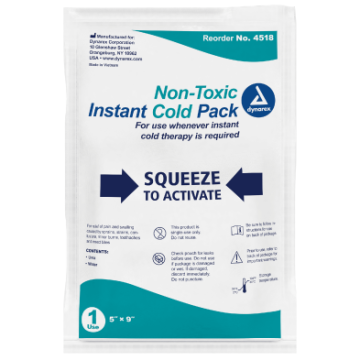 Instant Cold Pack with Urea (Non-Toxic) 5" x 9" 24/Cs
