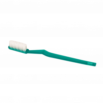 Toothbrushes, Soft Nylon Bristles - 46 Tuft, Teal, 10/144/cs