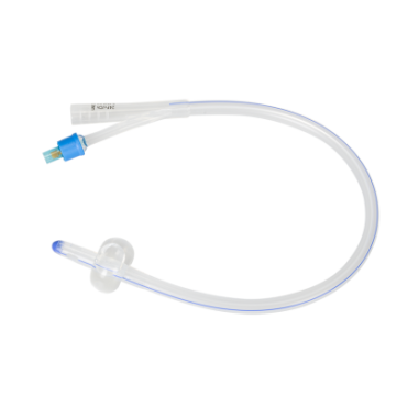 Silicone Foley Catheters 2-way Standard, 24 Fr, 5-10 cc, 10/bx