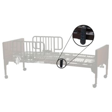 Homecare Bed Remote, Black, 1 EA