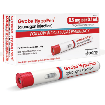 Glucagon Injection Gvoke HypoPen 0.5 MG per 0.1ML Pediatric Dose  2 Pack
