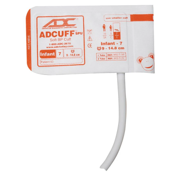 ADCUFF SPU Inflation System Infant, Orange, 5/pkg