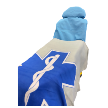 Star of Life Fleece Blanket, vacuum packaged