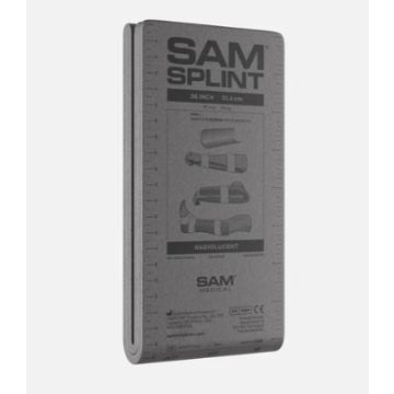 SAM SPLINT 36IN FLAT CHARCOAL 60 / CASE