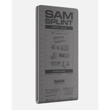 SAM JUNIOR SPLINT 18IN FLAT CHARCOAL 24 Per Case