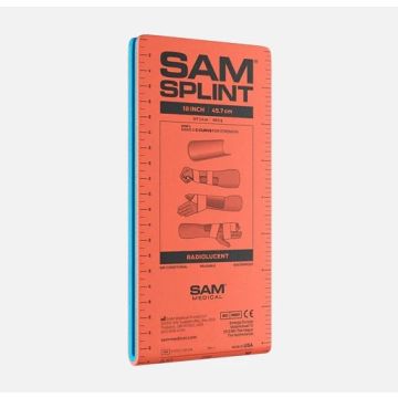SAM JUNIOR SPLINT 18IN FLAT ORANGE 24 Per Case
