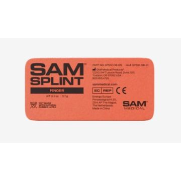 SAM FINGER SPLINT-ORANGE/BLUE 300 Per Case