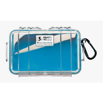 Pelican 1050 Micro Case Series, Clear Case, Blue Liner