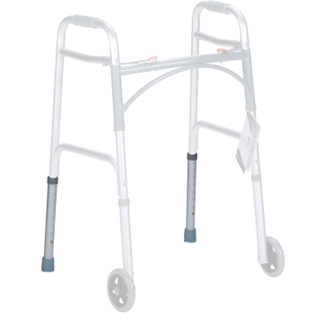 Walker Extension Leg with Rubber Tip, Grey, 1 EA