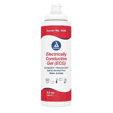 Electrically Conductive Gel (ECG), 8.5 oz. Bottle, 12/cs
