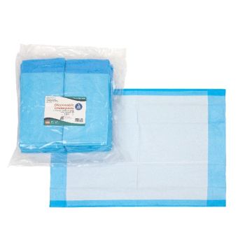 Disposable Underpads - Tissue Fill (2 ply), 17" x 24", 3/100/cs