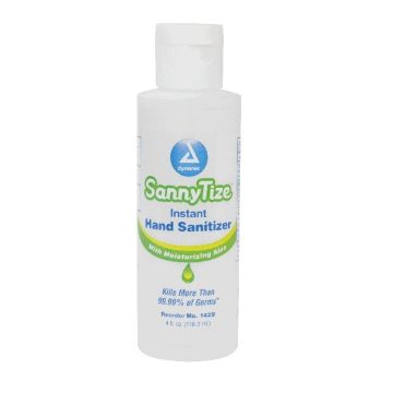 SannyTize Instant Hand Sanitizer, 4 oz. Round Bottle, 4/24/cs