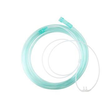 Nasal Oxygen Cannula Cushion Tip w/ 7' (2.1 m) Crush Resista, Neonatal/Standard Connector